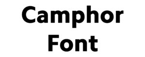 Camphor Font Download