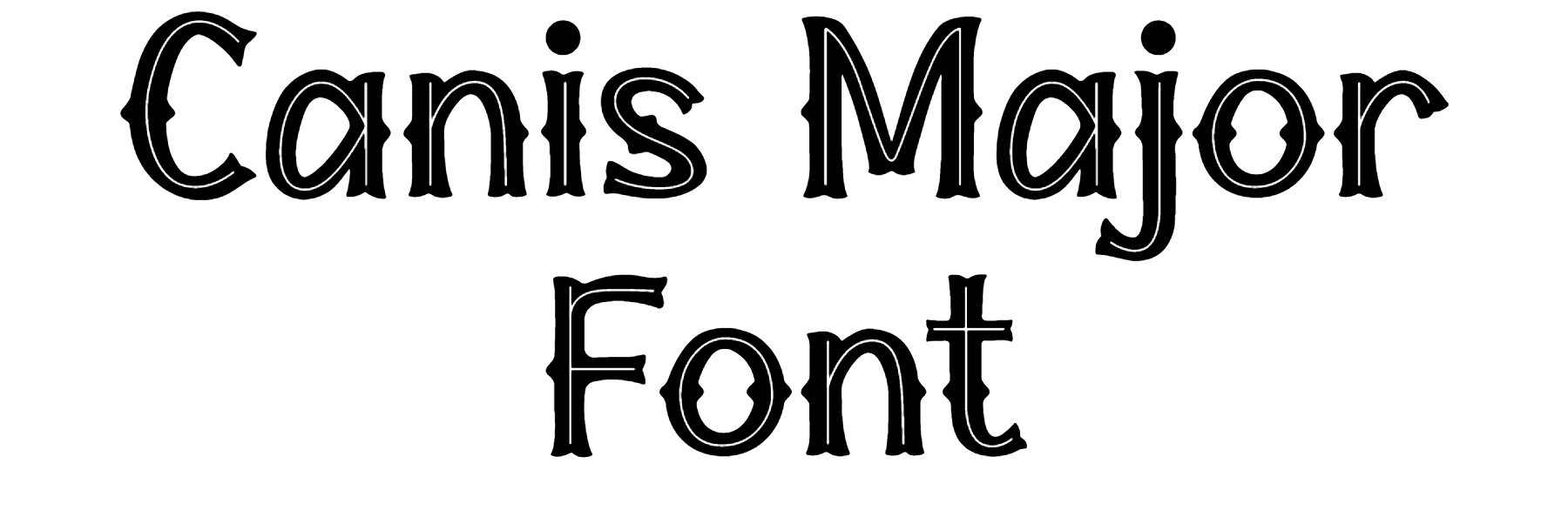 Canis Major Font Download