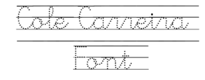 Cole Carreira Font Download