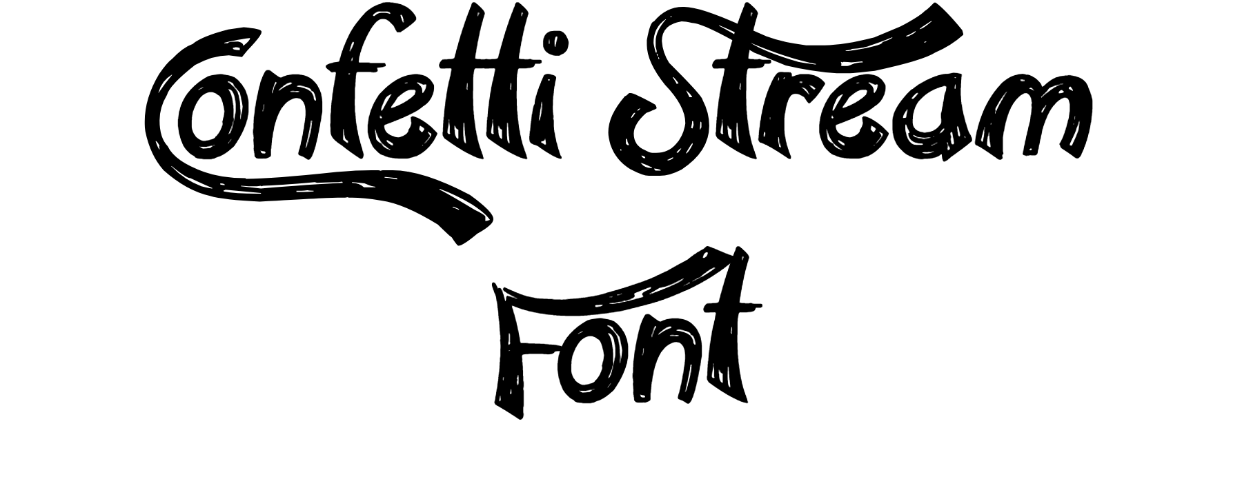 Confetti Stream Font Download