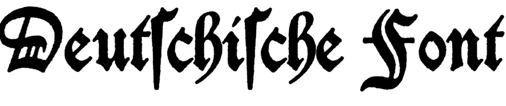 Deutschische Font Download