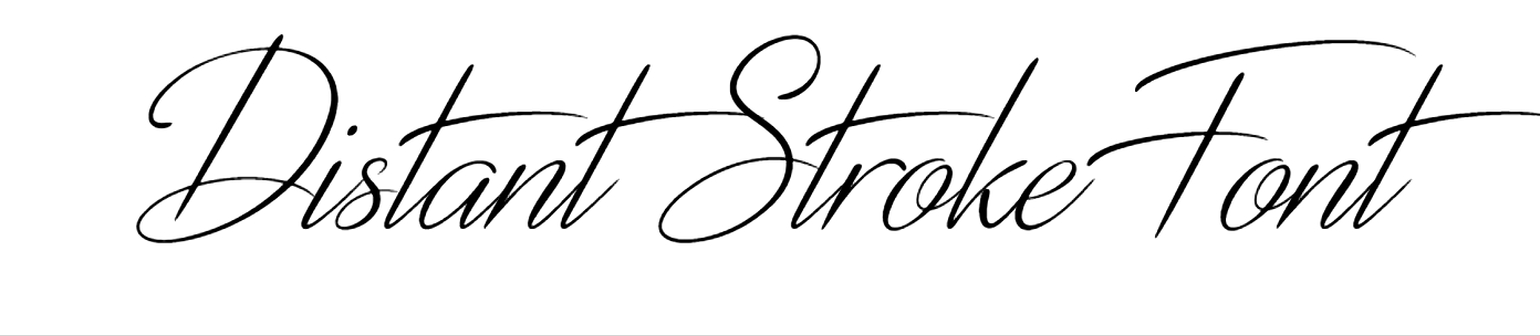 Distant Stroke Font Download