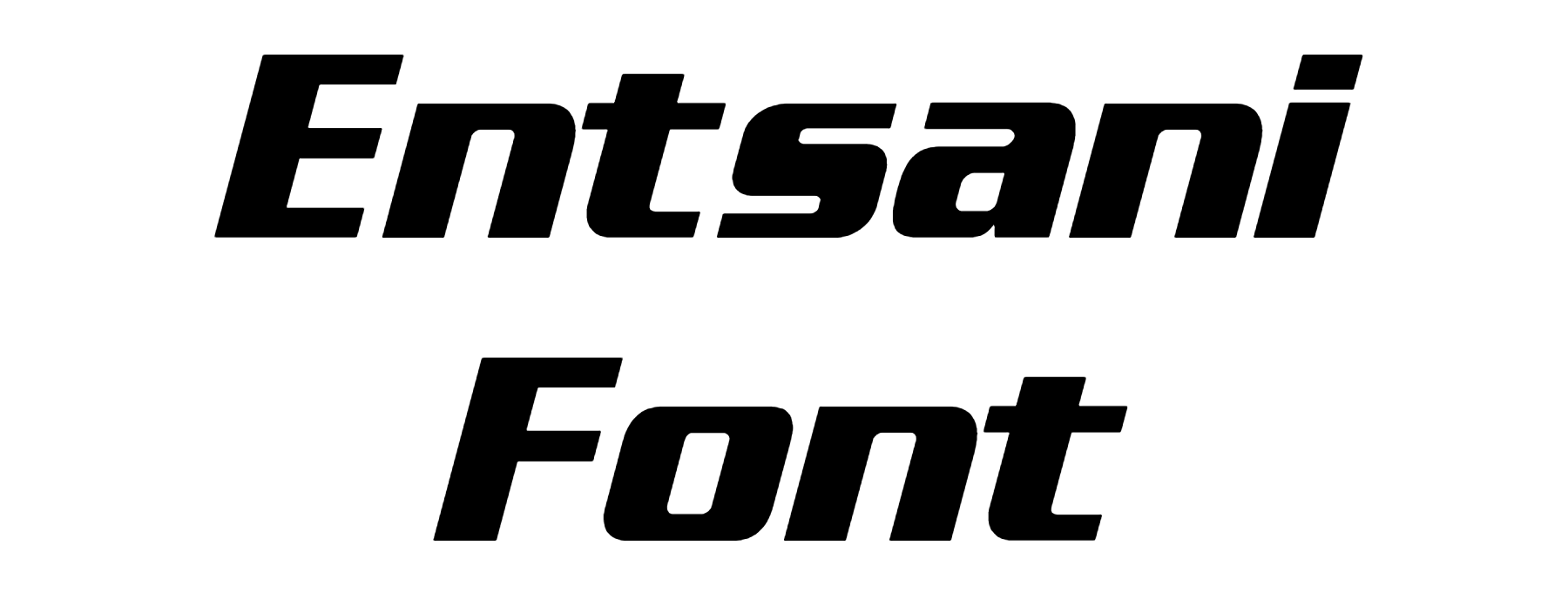 Entsani Font Download, Enter Sansman Font