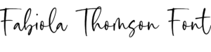Fabiola Thomson Font Download