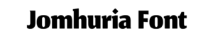 Jomhuria Font Download
