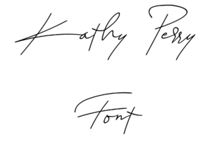 Kathy Perry Font Download