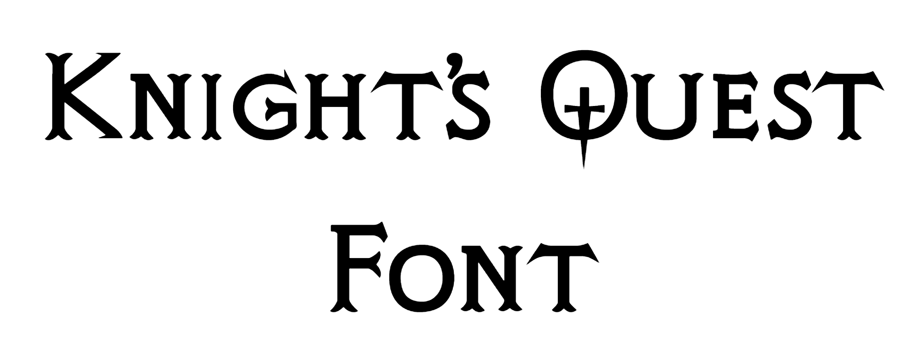 Knight's Quest Font Download