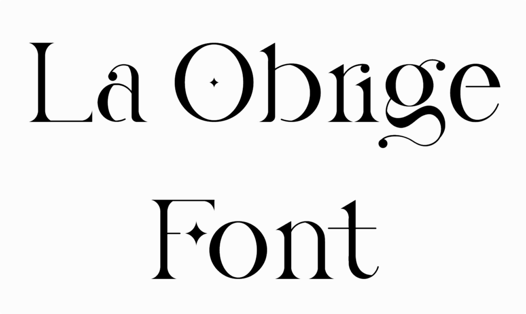 La Obrige Font Download