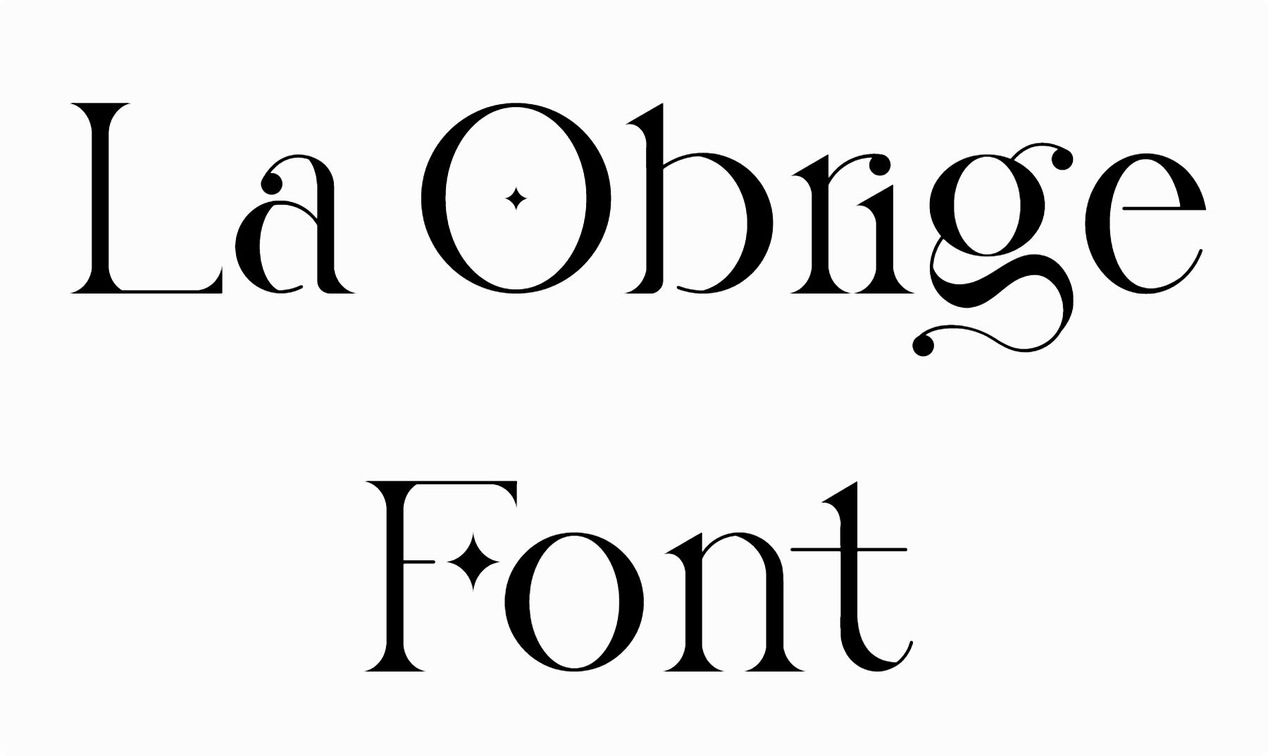 La Obrige Font Download