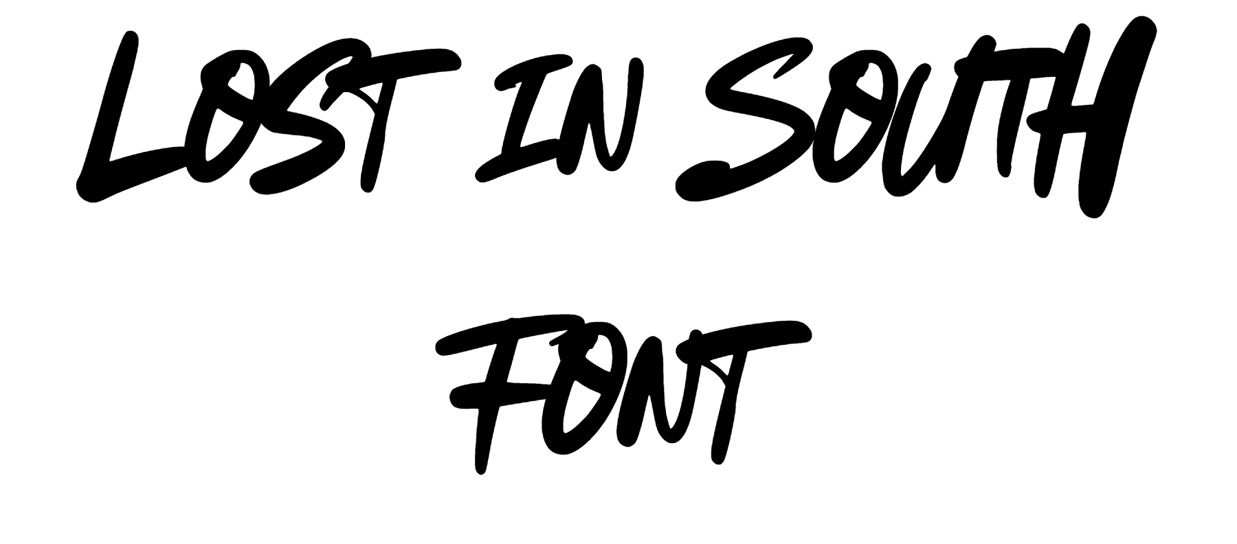 Lost in South Font Download