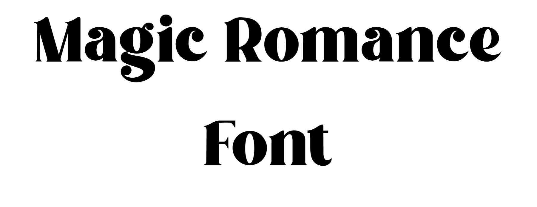Magic Romance Font Download