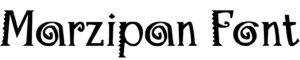 Marzipan Font Download