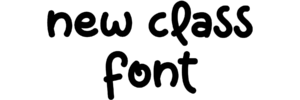 New Class Font Download