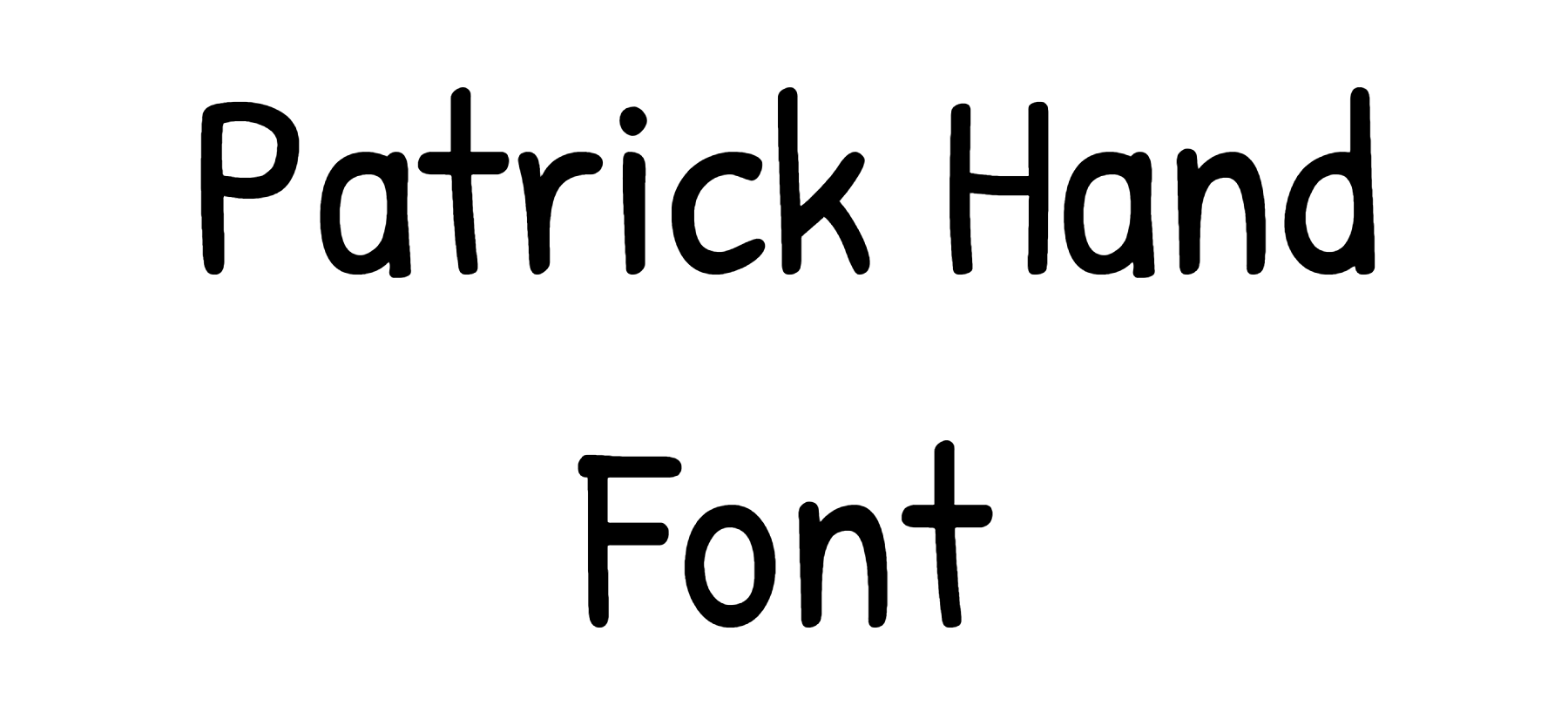 Patrick Hand Font Download