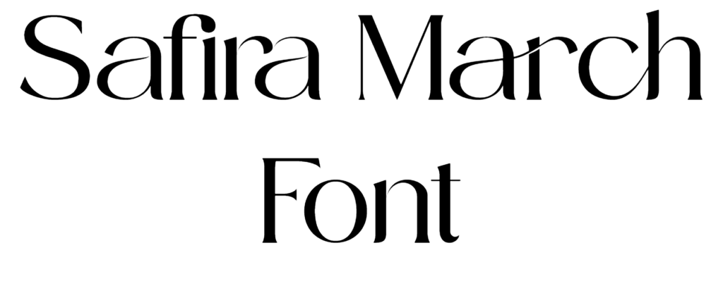 Safira March Font Download