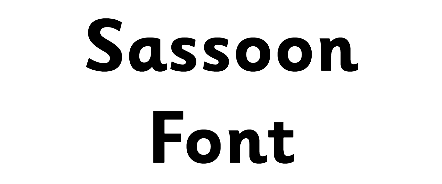 Sassoon Font Download