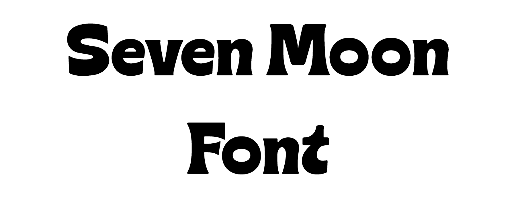 Seven Moon Font Download