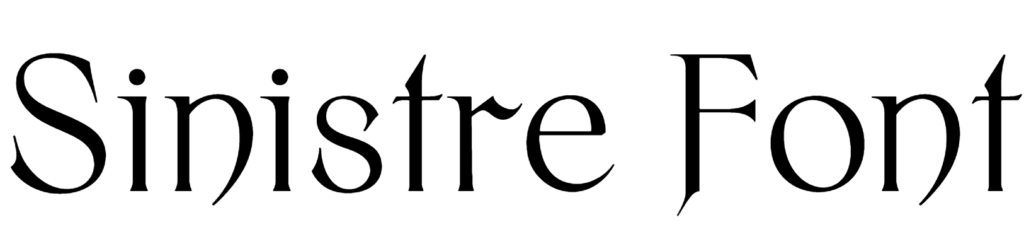 Sinistre Font Download