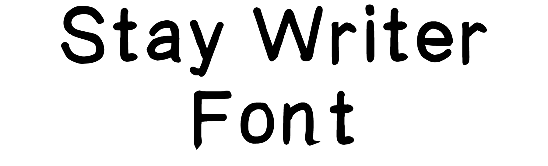 Stay Writer Font Download