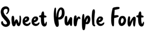 Sweet Purple Font Download