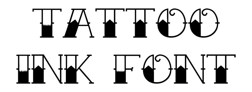 Tattoo Ink Font Download
