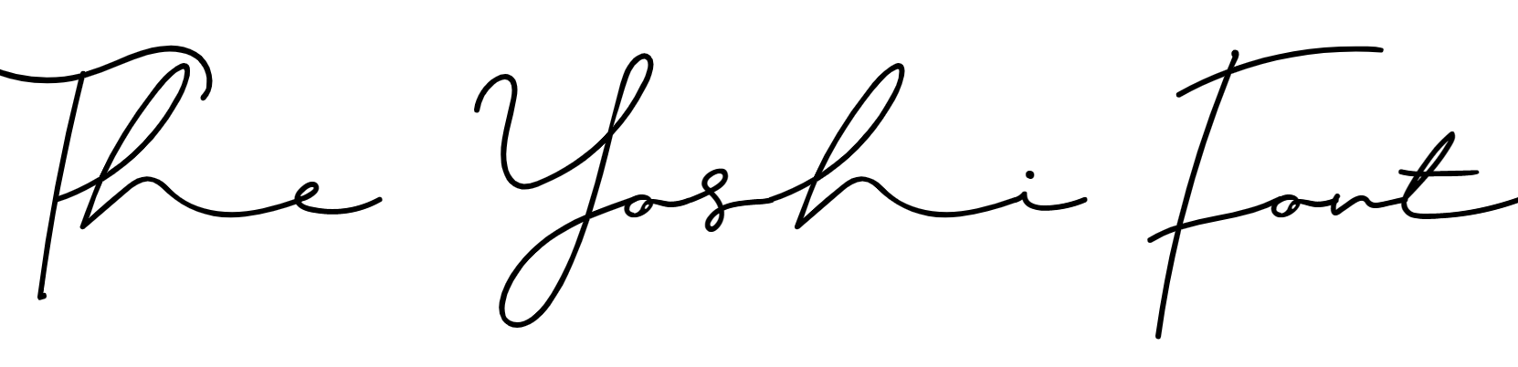 The Yoshi Font Download