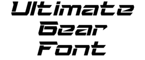Ultimate Gear Font Download