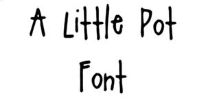 A Little Pot Font Download