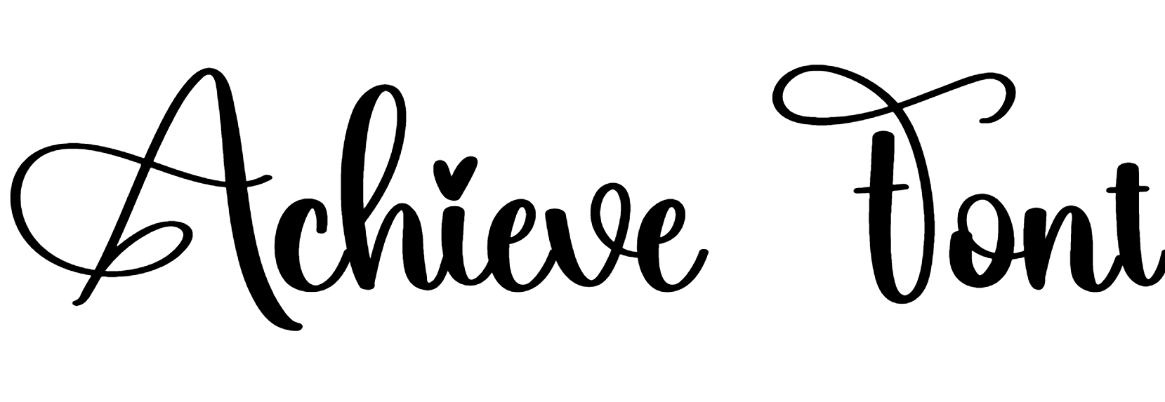 Achieve Font Download