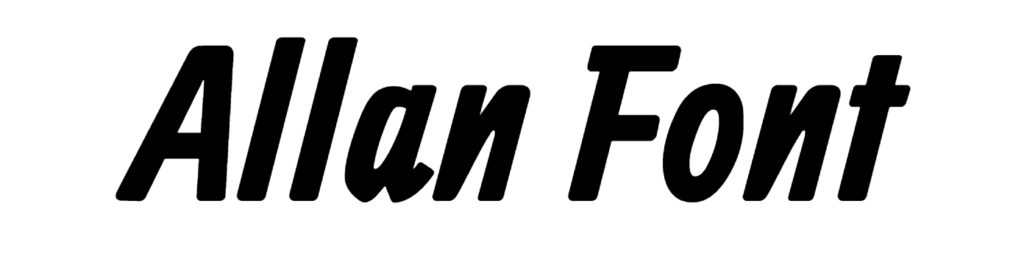 Allan Font Download