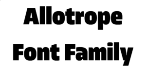 Allotrope Font Download