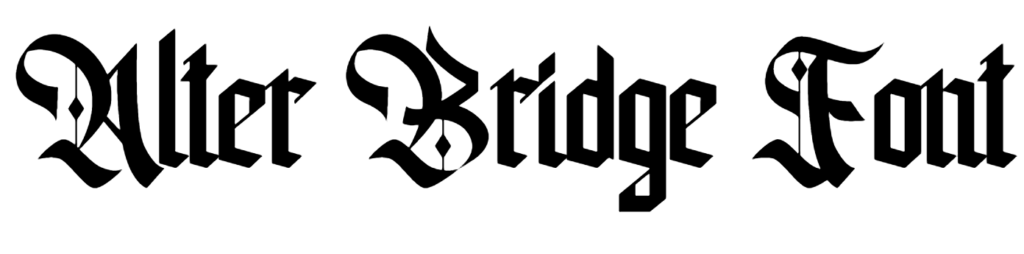 Alter Bridge Font Download