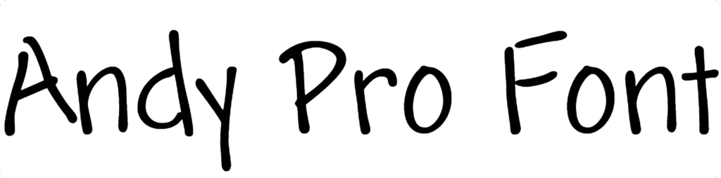 Andy Pro Font Download