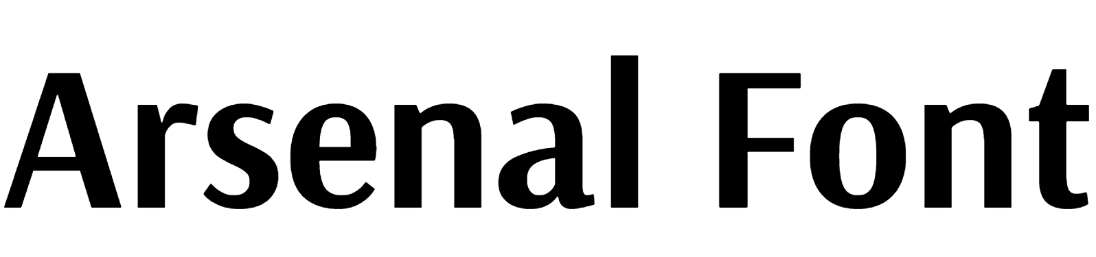 Arsenal Font Download