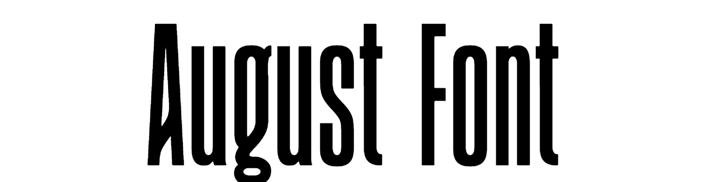 August Font Download