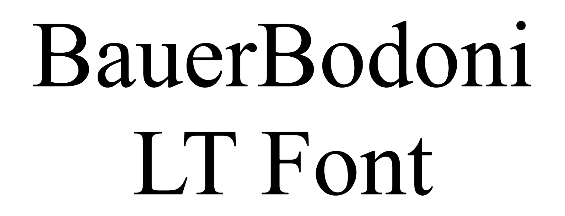 BauerBodoni LT Font Download