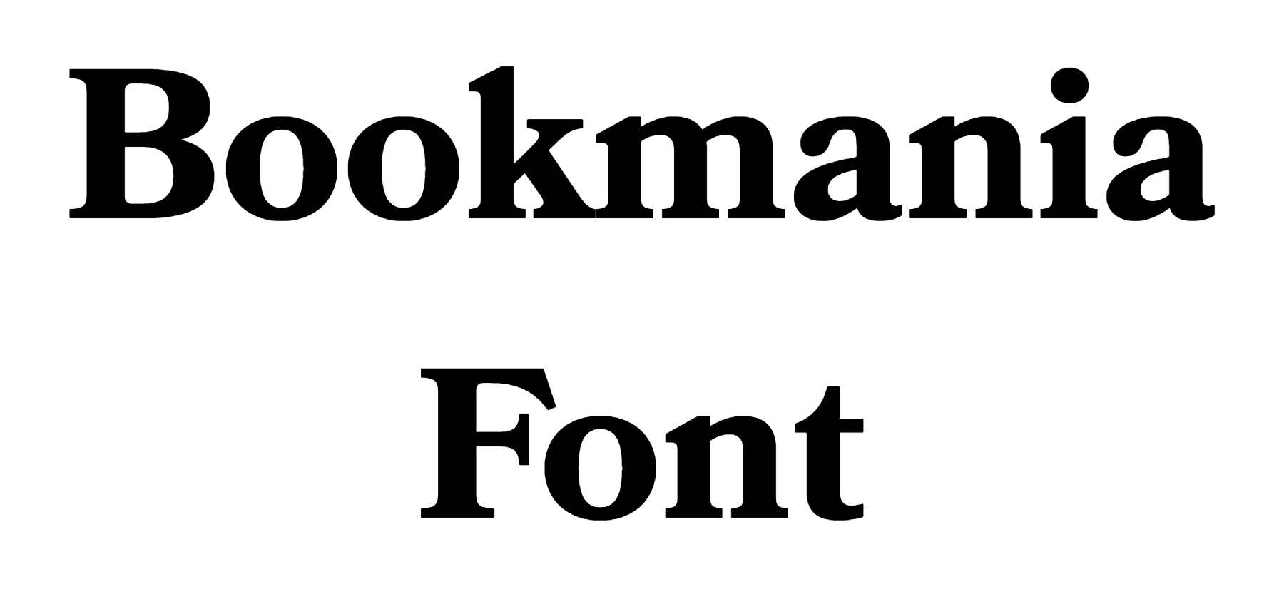 Bookmania Font Download