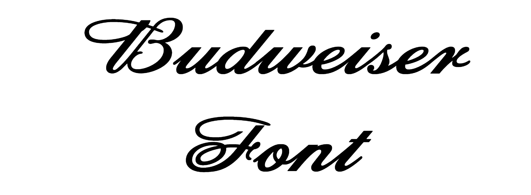 Budweiser Font Download
