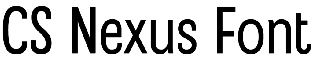 CS Nexus Font Download