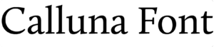 Calluna Font Download