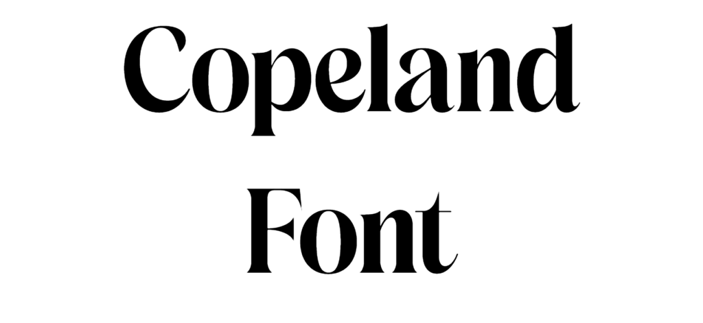 Copeland Font Download