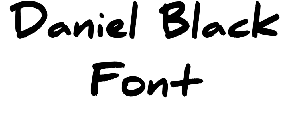 Daniel Black Font Download