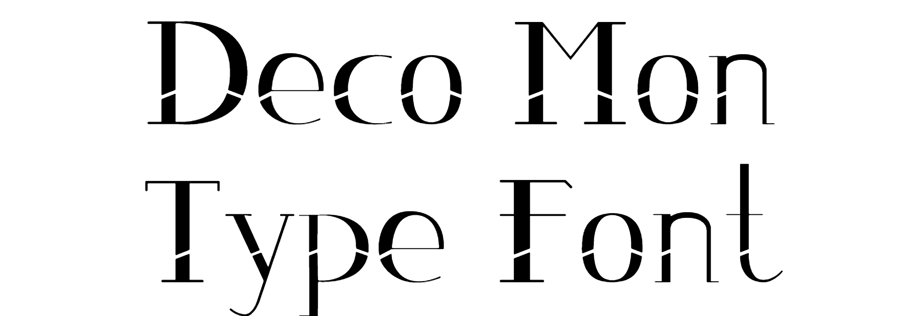 Deco Mon Type Font Download