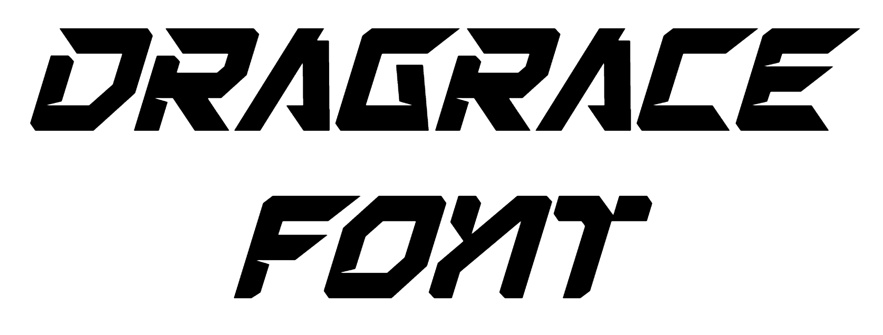 Dragrace Font Download