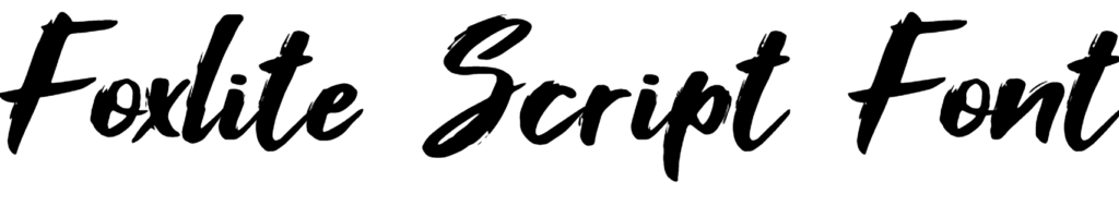 Foxlite Script Font Download