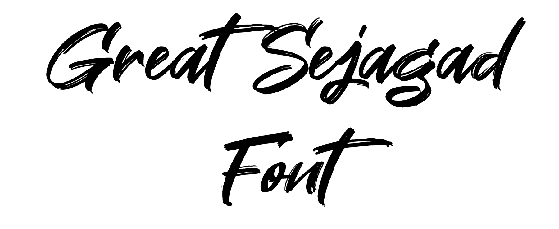 Great Sejagad Font Download