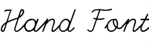 Hand Font Download