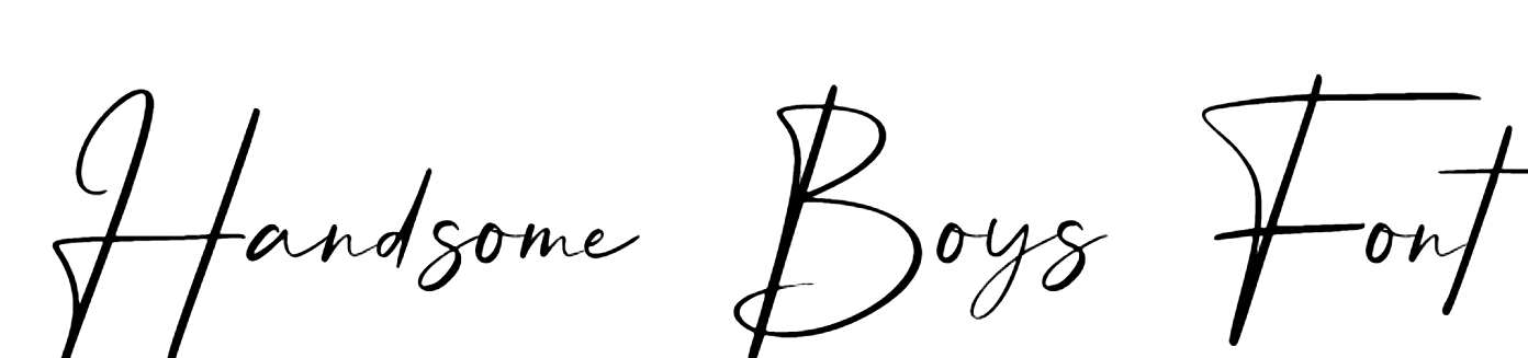 Handsome Boys Font Download