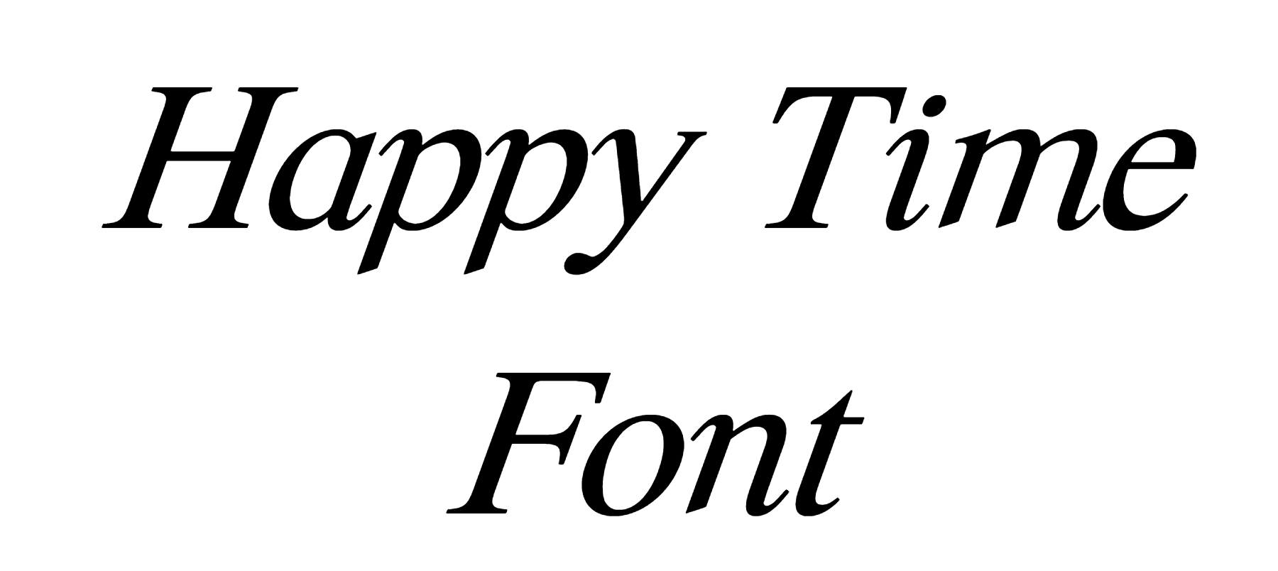 Happy Time Font Download
