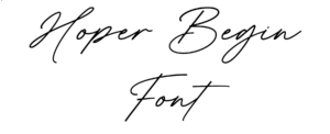 Hoper Begin Font Download